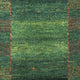 Gabbeh Teppich - Loribaft Perser - 115 x 86 cm - grün