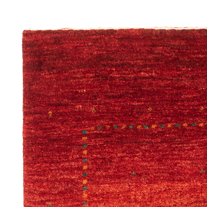 Gabbeh Teppich - Loribaft Perser - 116 x 81 cm - rot