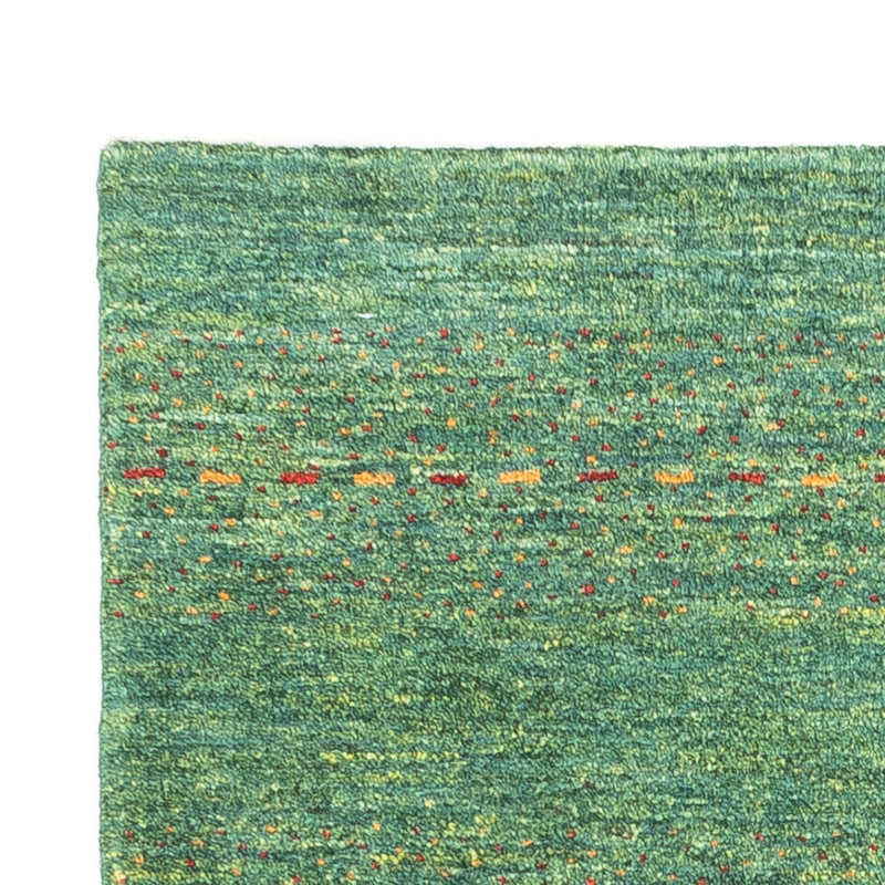 Gabbeh Teppich - Loribaft Perser - 140 x 70 cm - grün