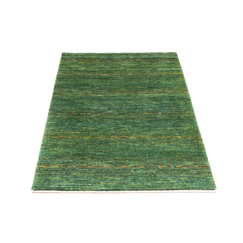 Gabbeh Teppich - Loribaft Perser - 140 x 70 cm - grün