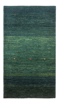Gabbeh Teppich - Loribaft Perser - 144 x 84 cm - grün