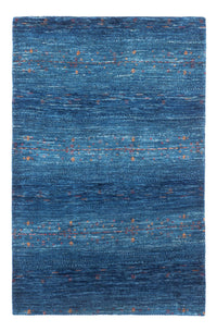 Gabbeh Teppich - Loribaft Perser - 120 x 80 cm - blau