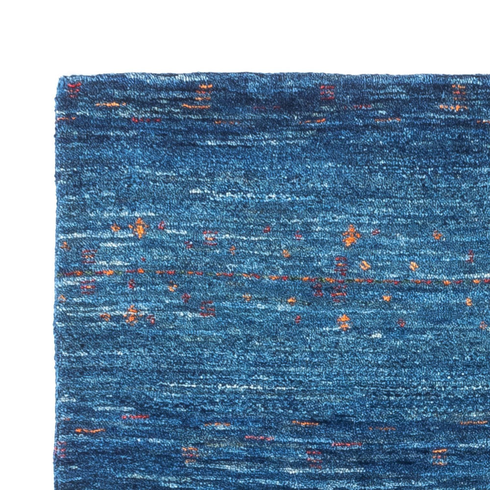 Gabbeh Teppich - Loribaft Perser - 120 x 80 cm - blau
