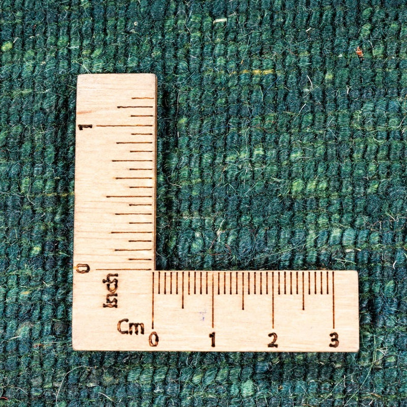 Gabbeh Teppich - Loribaft Perser - 129 x 82 cm - grün