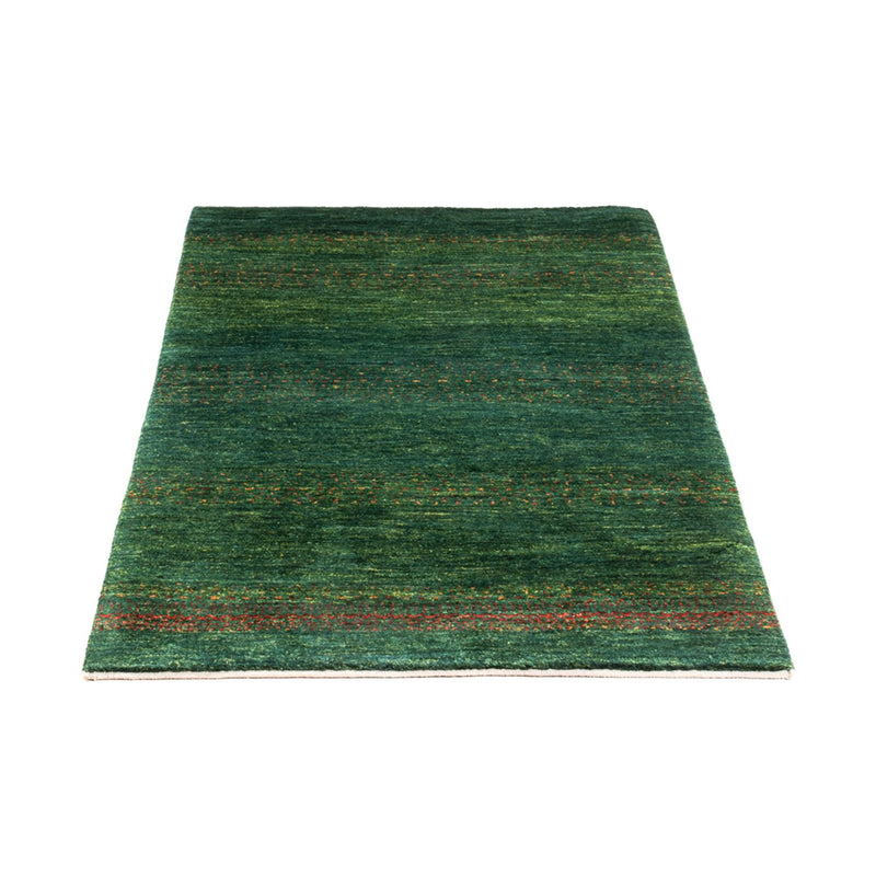 Gabbeh Teppich - Loribaft Perser - 126 x 78 cm - grün