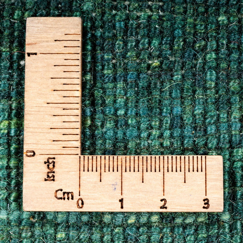 Gabbeh Teppich - Loribaft Perser - 132 x 85 cm - grün