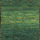 Gabbeh Teppich - Loribaft Perser - 128 x 80 cm - grün