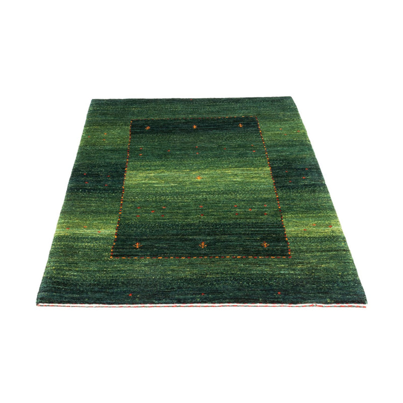 Gabbeh Teppich - Loribaft Perser - 128 x 80 cm - grün