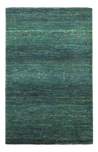 Gabbeh Teppich - Loribaft Perser - 125 x 82 cm - grün