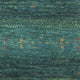 Gabbeh Teppich - Loribaft Perser - 125 x 82 cm - grün