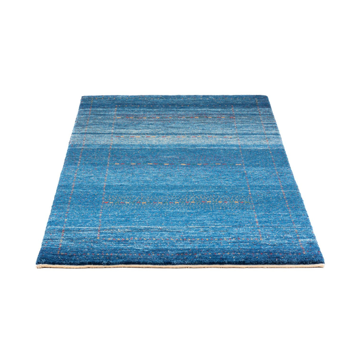 Gabbeh Teppich - Loribaft Perser - 153 x 85 cm - blau