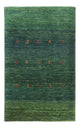 Gabbeh Teppich - Loribaft Perser - 136 x 87 cm - grün