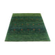 Gabbeh Teppich - Loribaft Perser - 136 x 87 cm - grün