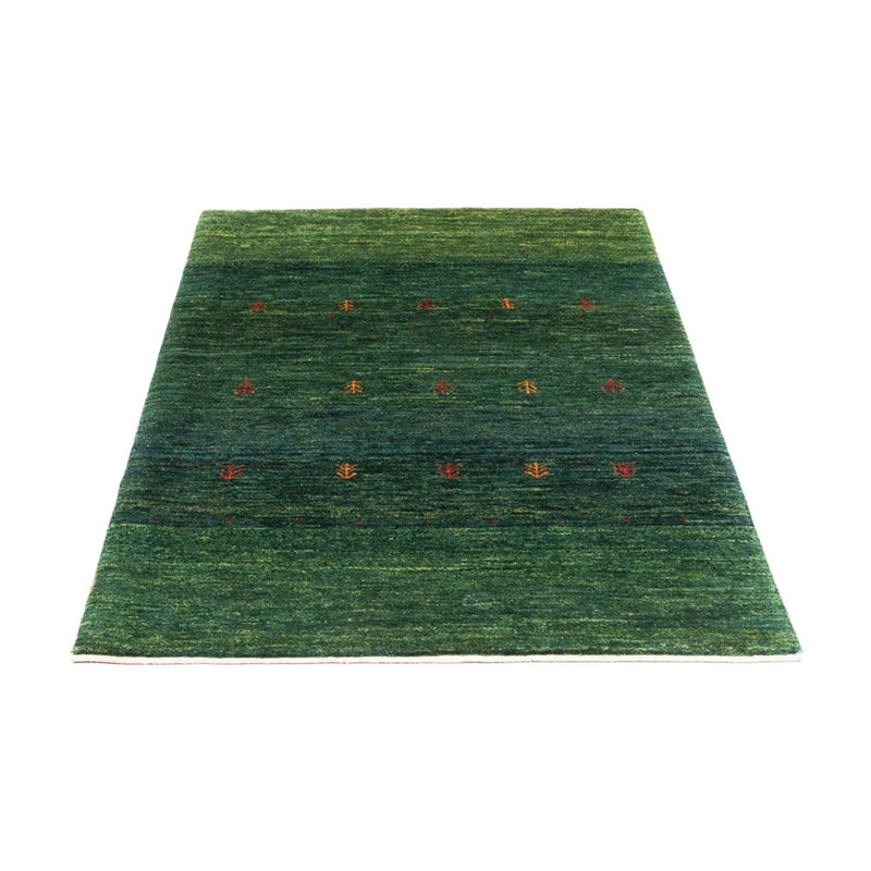 Gabbeh Teppich - Loribaft Perser - 136 x 87 cm - grün
