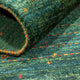 Gabbeh Teppich - Loribaft Perser - 125 x 86 cm - grün