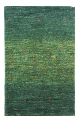Gabbeh Teppich - Loribaft Perser - 120 x 76 cm - grün
