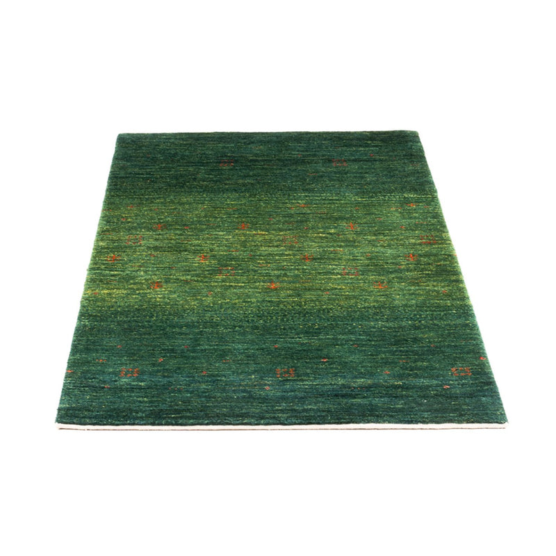 Gabbeh Teppich - Loribaft Perser - 120 x 76 cm - grün