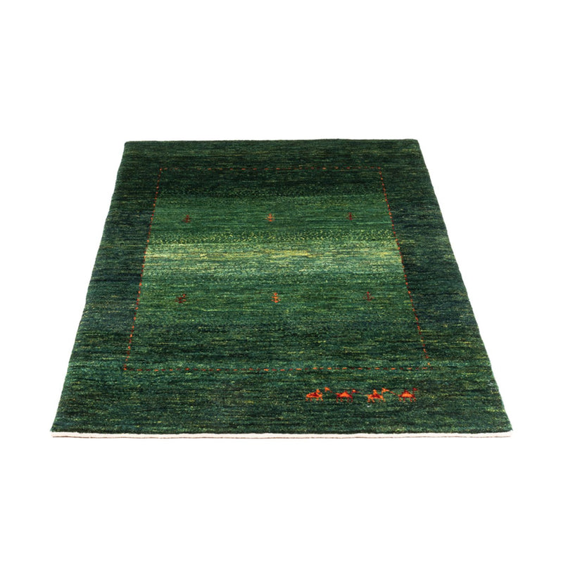 Gabbeh Teppich - Loribaft Perser - 120 x 80 cm - grün