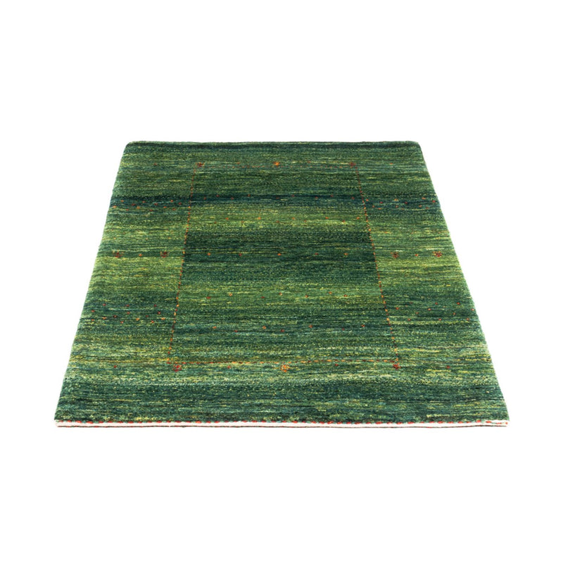 Gabbeh Teppich - Loribaft Perser - 133 x 83 cm - grün