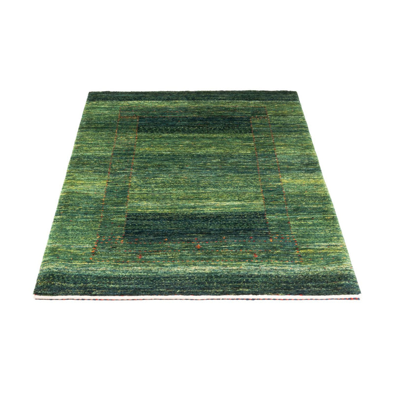Gabbeh Teppich - Loribaft Perser - 135 x 84 cm - grün