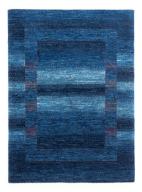 Gabbeh Teppich - Loribaft Perser - 122 x 91 cm - blau