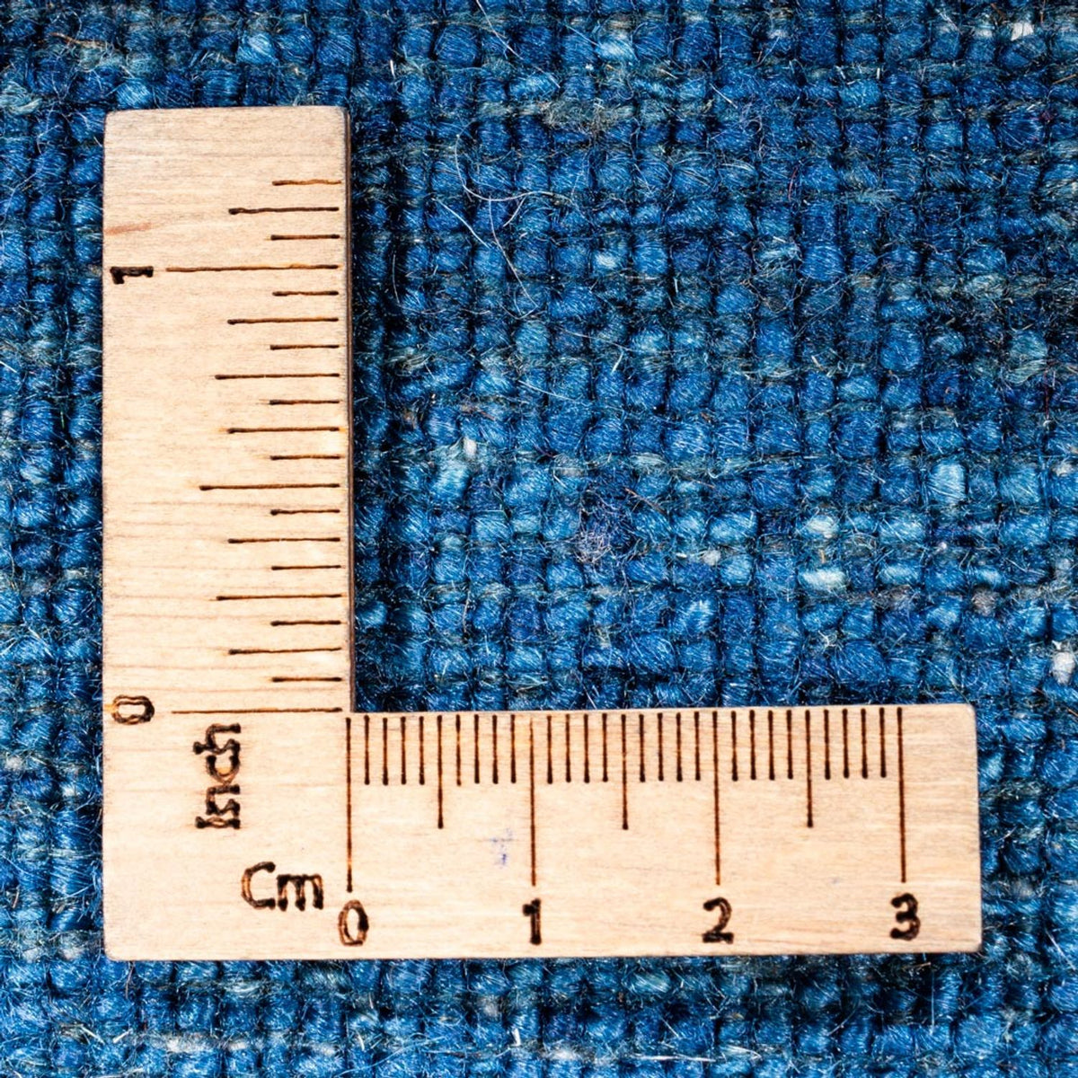 Gabbeh Teppich - Loribaft Perser - 122 x 91 cm - blau