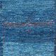 Gabbeh Teppich - Loribaft Perser - 122 x 83 cm - blau