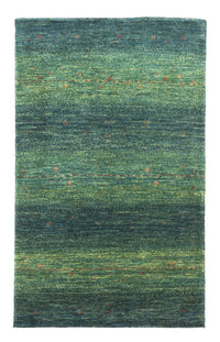 Gabbeh Teppich - Loribaft Perser - 123 x 78 cm - grün