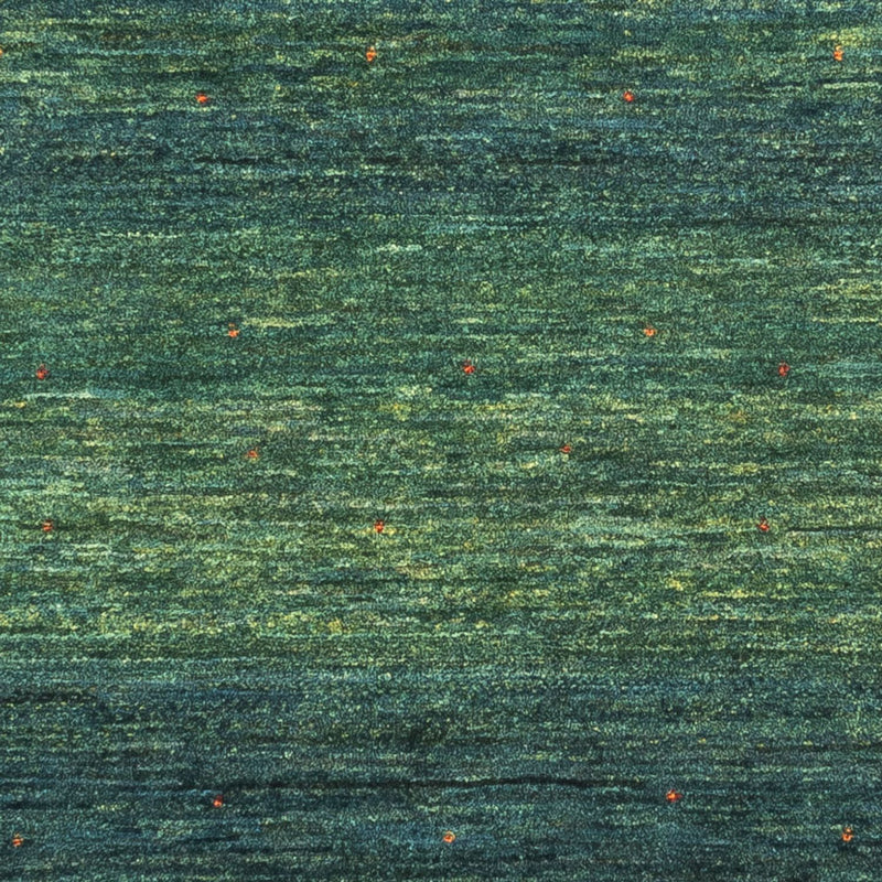 Gabbeh Teppich - Loribaft Perser - 124 x 85 cm - grün
