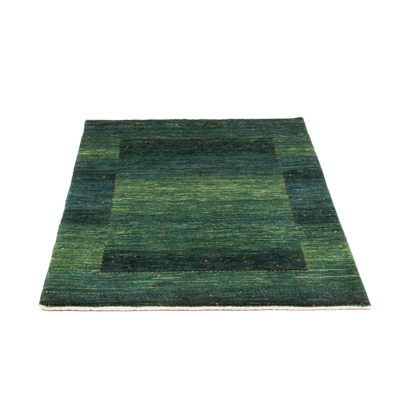 Gabbeh Teppich - Loribaft Perser - 124 x 85 cm - grün
