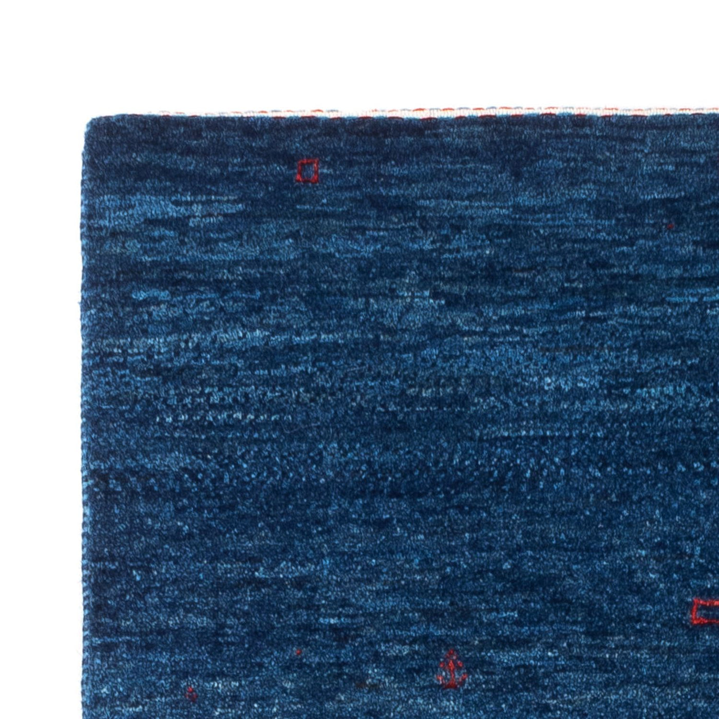Gabbeh Teppich - Loribaft Perser - 137 x 83 cm - blau