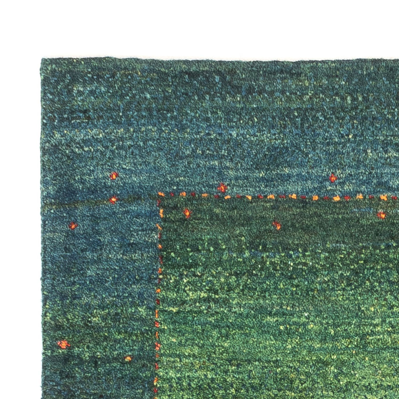 Gabbeh Teppich - Loribaft Perser - 121 x 80 cm - grün