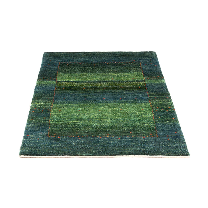 Gabbeh Teppich - Loribaft Perser - 121 x 80 cm - grün