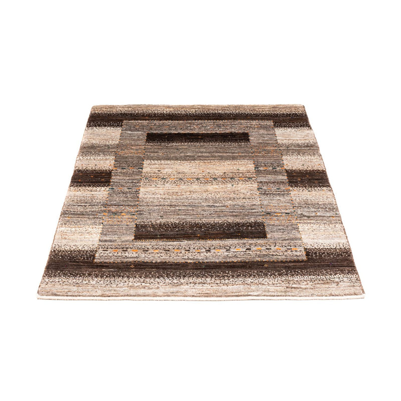 Gabbeh Teppich - Loribaft Perser - 122 x 84 cm - grau