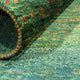 Gabbeh Teppich - Loribaft Perser - 110 x 82 cm - grün