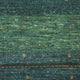 Gabbeh Teppich - Loribaft Perser - 110 x 81 cm - grün