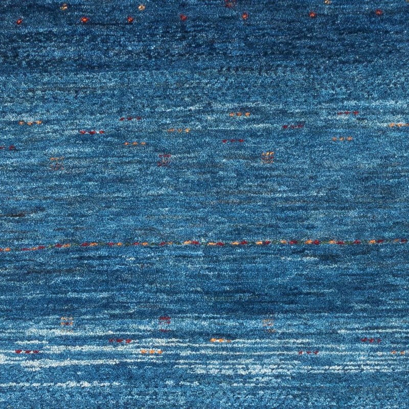 Gabbeh Teppich - Loribaft Perser - 132 x 84 cm - blau