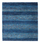 Gabbeh Teppich - Loribaft Perser - 112 x 100 cm - blau