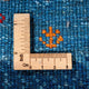 Gabbeh Teppich - Loribaft Perser - 112 x 100 cm - blau