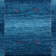 Gabbeh Teppich - Loribaft Perser - 181 x 128 cm - blau