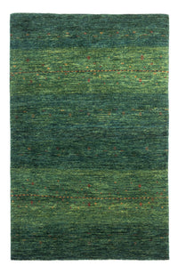 Gabbeh Teppich - Loribaft Perser - 125 x 81 cm - grün