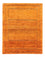 Gabbeh Teppich - Loribaft Perser - 98 x 81 cm - gold