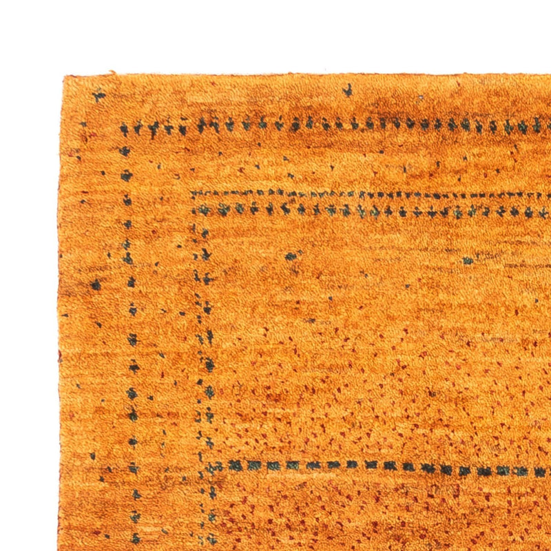 Gabbeh Teppich - Loribaft Perser - 98 x 81 cm - gold