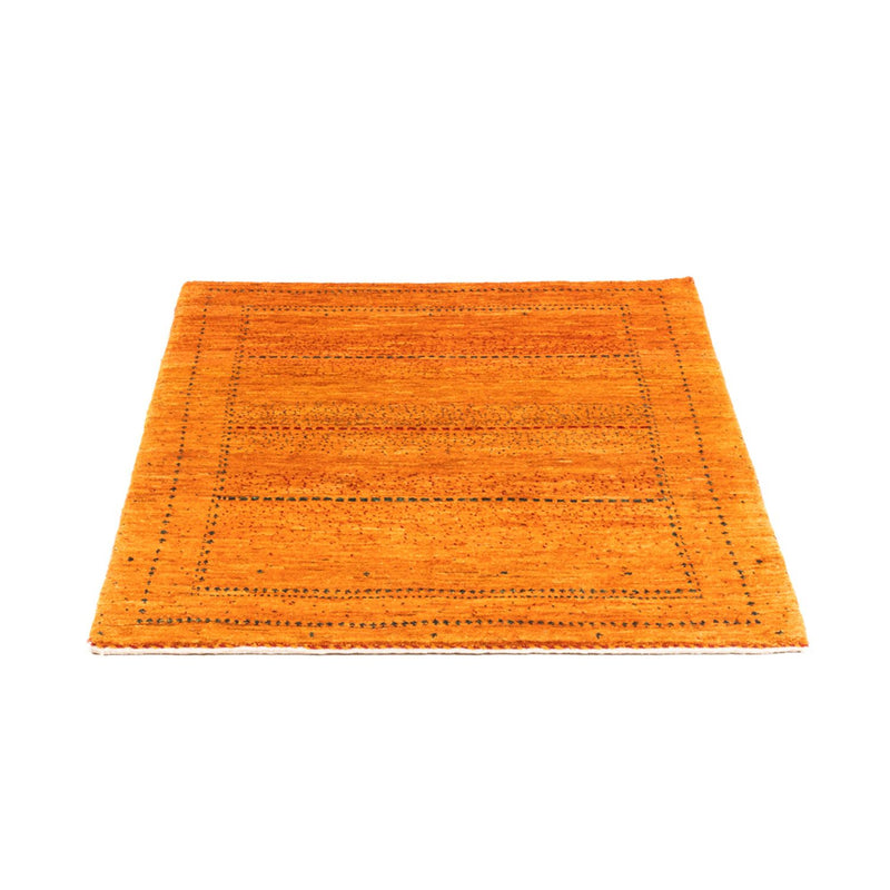 Gabbeh Teppich - Loribaft Perser - 98 x 81 cm - gold