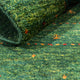 Gabbeh Teppich - Loribaft Perser - 118 x 82 cm - grün