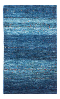 Gabbeh Teppich - Loribaft Perser - 135 x 84 cm - blau