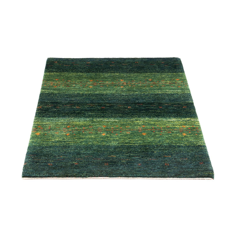 Gabbeh Teppich - Loribaft Perser - 130 x 85 cm - grün