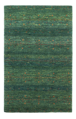 Gabbeh Teppich - Loribaft Perser - 127 x 82 cm - grün