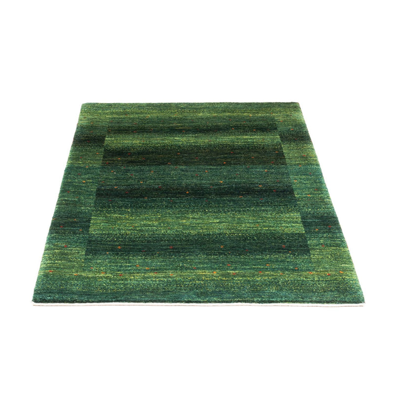 Gabbeh Teppich - Loribaft Perser - 146 x 88 cm - grün
