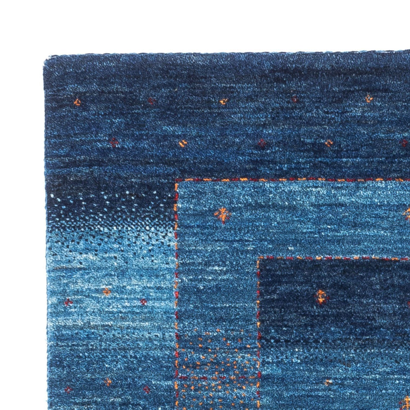 Gabbeh Teppich - Loribaft Perser - 116 x 84 cm - blau